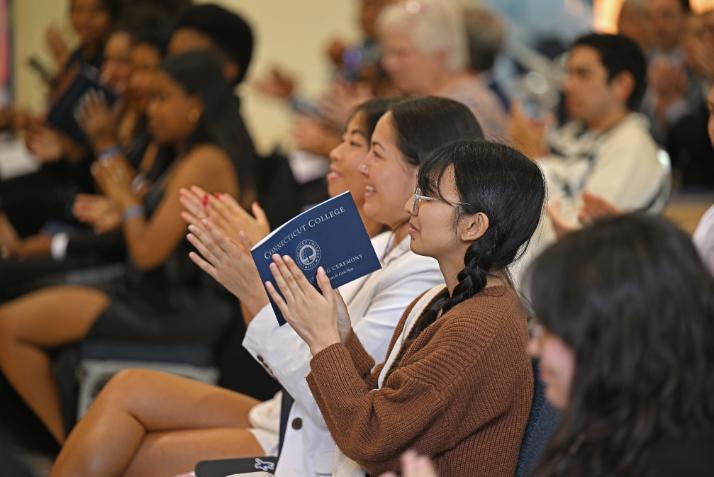 Students at stoling ceremony