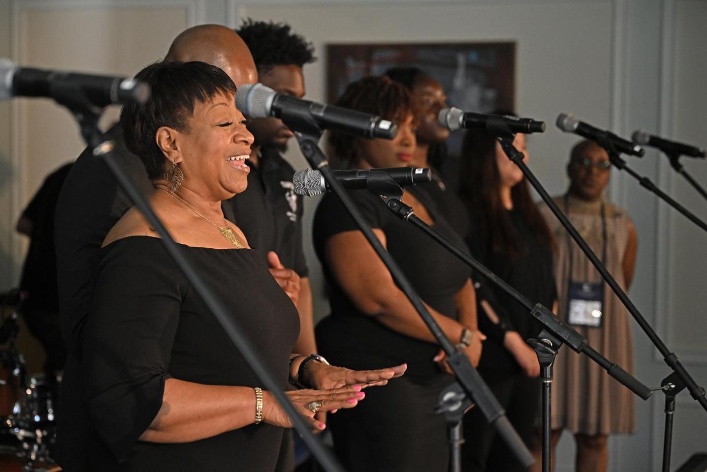 Singers performing at Reunion 2024